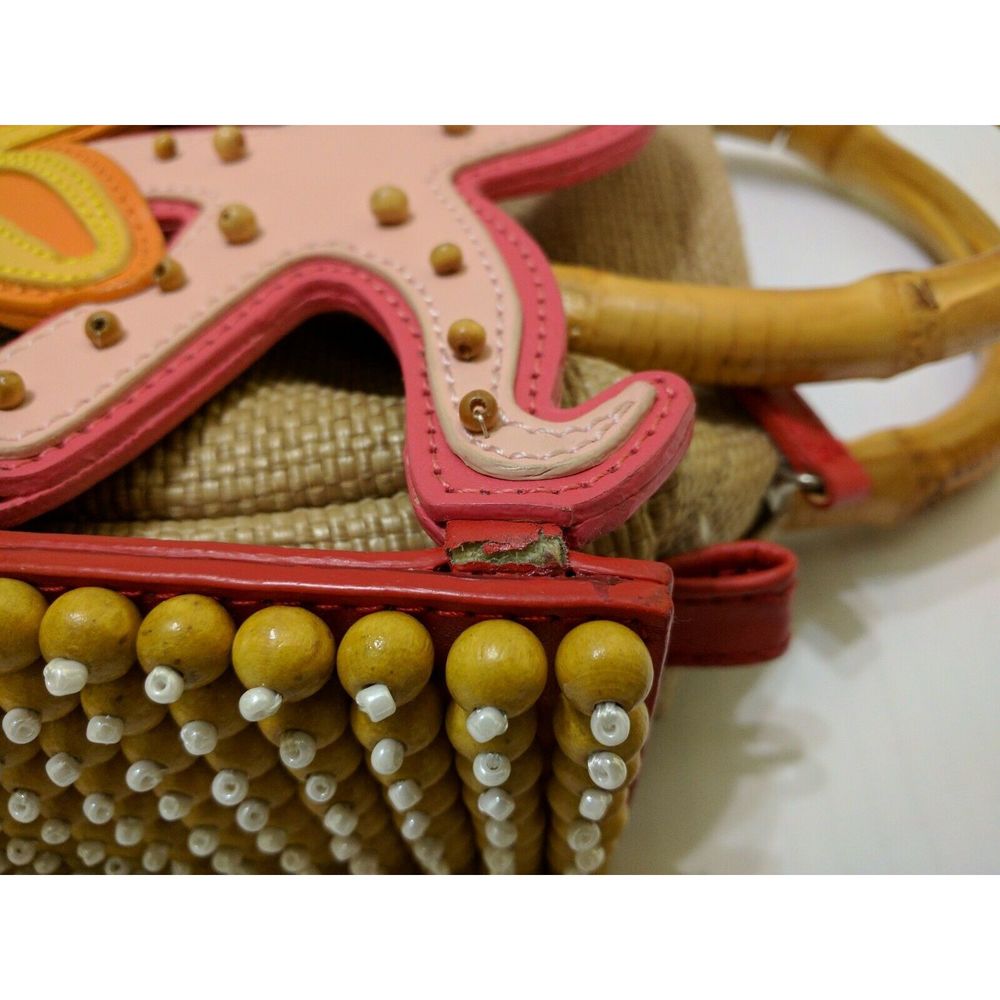 Michael Simon Sea Star Beaded Bag Purse Satchel - Picture 6 of 9